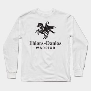 Ehlers-Danlos Warrior | Hypermobile Syndrome | Zebra awareness Long Sleeve T-Shirt